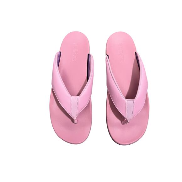 Adidas Womens Adilette Comfort Flip-Flops Slides Pink Purple Size 10 - Picture 1 of 6